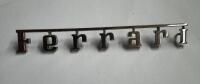 FERRARI: A circa 1960s/1970s early three rear pin Ferrari badge&nbsp; - 6