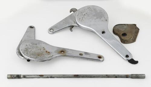 911/356: A pair of Porsche 356/early 911 comfort seat sides with connecting rod