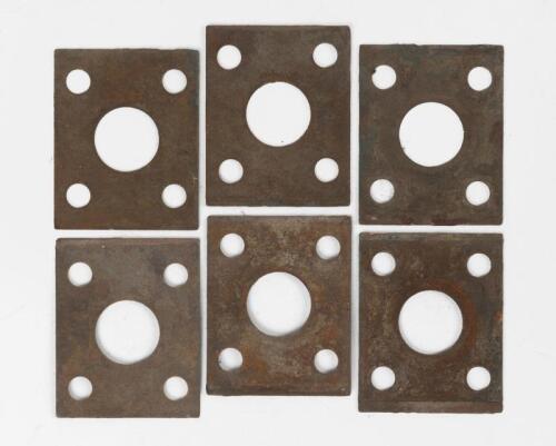 356: Six Porsche 356 door hinge spacers