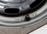 PORSCHE: A set of Porsche 356/ early 911 chrome wheels by Lemmerz, wheels stamped on lip with '7JJX15 - 'O37' stamped between stud holes with '7-65' '1536' '41/2Jx15' - 4