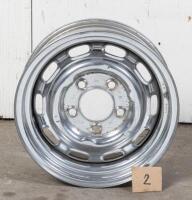 PORSCHE: A set of Porsche 356/ early 911 chrome wheels by Lemmerz, wheels stamped on lip with '7JJX15 - 'O37' stamped between stud holes with '7-65' '1536' '41/2Jx15' - 6