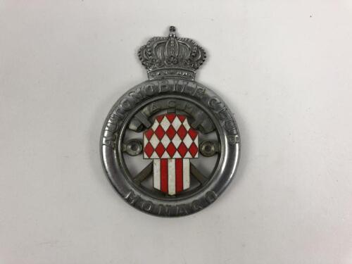 MONACO: An 'Automobile Club Monaco' car club badge