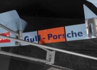 PORSCHE 917: A front console,desk or reception table with intergrated Porsche 917 K rear lid - 4