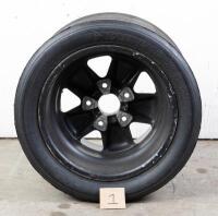 911 RSR: A set of 1973 Porsche 911 2.8 RSR, IROC or 3.0 Litre RS black FUCHS wheels. Front 9 x15, Rear 11 x 15 - 3