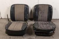 PORSCHE: A set of early Porsche 911 'Houndstooth' front seats, most require reupholstery