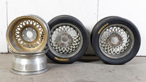 PORSCHE: A set of 15 inch racing wheels