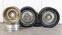 PORSCHE: A set of 15 inch racing wheels