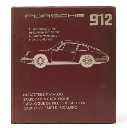 PORSCHE 912: A Porsche 912 Spare Parts Catalog (1 st Supplement to 911). (Dec 1965 edition)