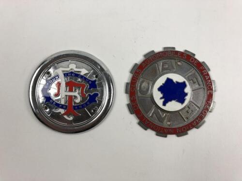 FRANCE: Two French car club badges