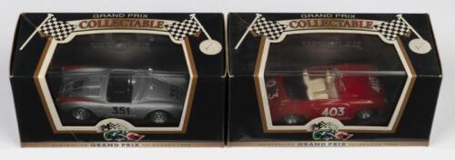 356: Two 1:43 scale brumm&nbsp;Porsche models. 1952&nbsp;Porsche 356 (B207) & 1954 Porsche 550 (B195). AUSTRALIAN GRAND PRIX MELBOURNE 1996 series