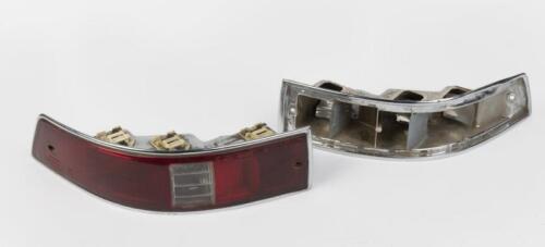PORSCHE: A set of Porsche tail lights for Porsche 911/912 for 1965-1968 models, USA Spec tail lights. Left unit complete with Lens, while right unit is chrome housing only, no lens included.