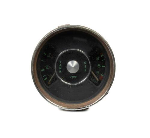 PORSCHE: A nice early Porsche 911 fuel/oil level combo gauge by VDO Germany. Part Number '901 741 502 01' Suited to 1964-1967 models.
