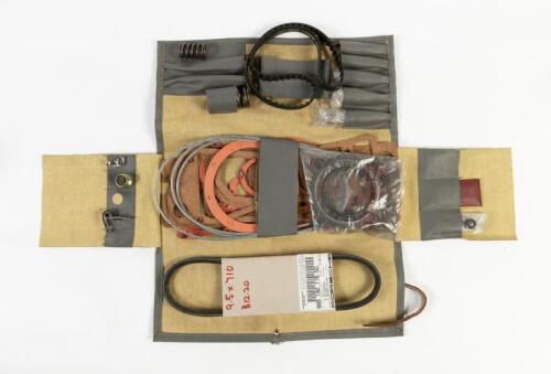 911: A circa 1969 Porsche 911 E/S mechanically injected spares kit with gaskets, timing belts, fan belts, valve springs, spark plugs, clutch cable and others