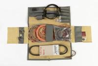 911: A circa 1969 Porsche 911 E/S mechanically injected spares kit with gaskets, timing belts, fan belts, valve springs, spark plugs, clutch cable and others