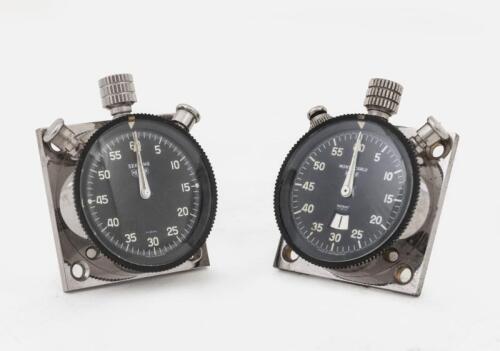 HEUER: Two Heuer rallye timer & stop watches including Heuer Monte Carlo, and Heuer Sebring