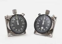 HEUER: Two Heuer rallye timer & stop watches including Heuer Monte Carlo, and Heuer Sebring