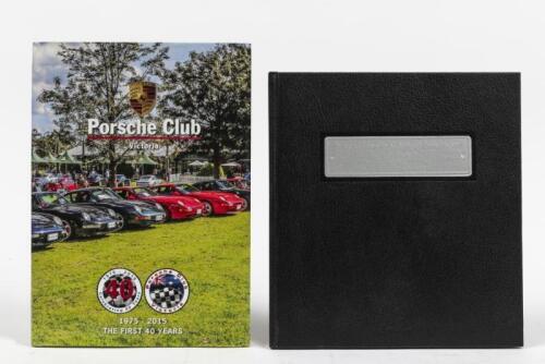 PORSCHE AUSTRALIA: Two hardcover books detailing Porsche history in Australia. 'Porsche Club of Victoria 1975 - 2015 THE FIRST 40 YEARS'
