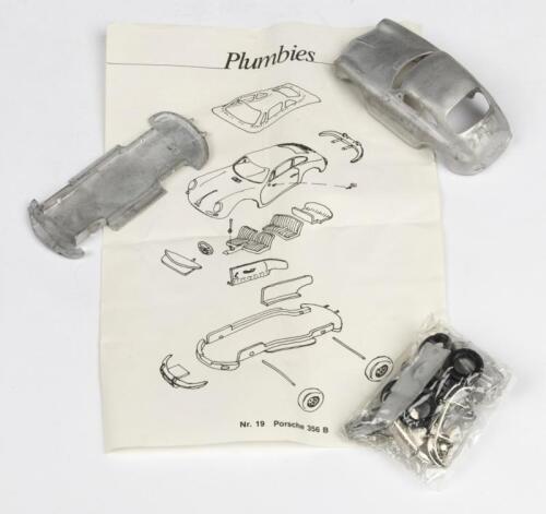 356 B: A Plumbies 1:43 scale Porsche 356 B "Carrera 2" 1962 (19) white metal kit