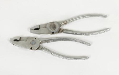 PORSCHE PLIERS: Two Hapewe tool kit pliers suited to a Porsche tool kit