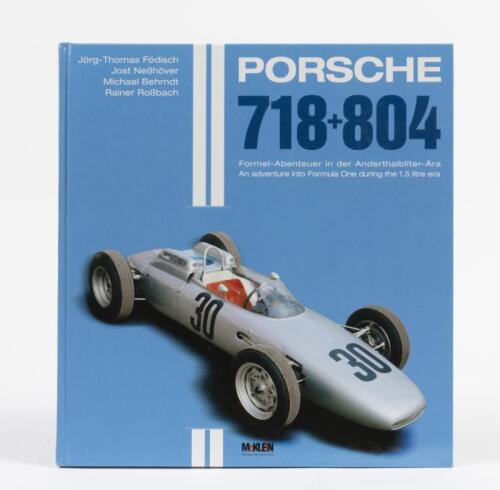 718+804: 'Porsche 718+804 - An adventure into Formula One during the 1.5 litre era' hardcover book