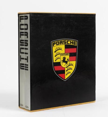 PORSCHE: A two volume set by Stefano Pasini - 'PORSCHE Catalogue 1947 - 1987', Volume I & Volume II. Technical data by Stefano Solieri