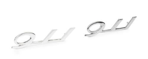 911: Two PORSCHE '911' logo badges (901 559 303 20)