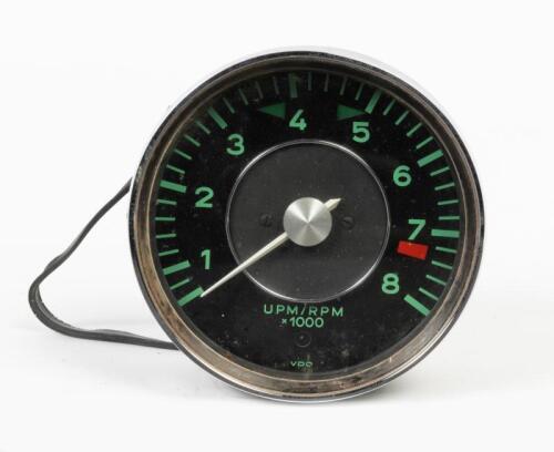 PORSCHE: A VDO Porsche 8000 RPM gauge for Porsche 911 S, date stamped 8.66.