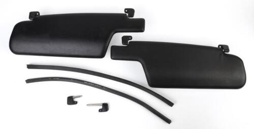 911 SUN VISORS/SEALS: A pair of 911 sun visors (964 731 031 42 CA9) in black. With two window seals (911 531 951 01) & sun visor brackets