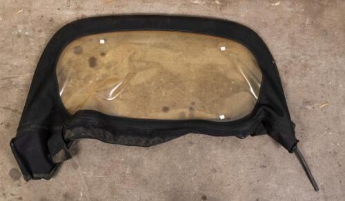 911: A circa 1980s original fabric and zipped rear window for 911 Cabriolet