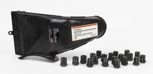 WHEELS STUDS/HEATER VENT: Porsche parts including a quantity of FUCHS wheel studs. With a Porsche Heater Vent (930 211 323)