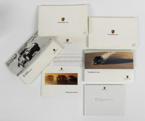 CAYENNE: Two Porsche Cayenne sales brochures. Expression of Interest brochure & 2002 Cayenne hardcover brochure
