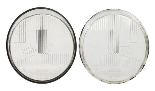 PORSCHE: A set of used Bosch clear asymmetrical glass headlight lenses for use on Porsche 911/912 1967-1970