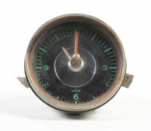 PORSCHE: A VDO early green face dash clock for Porsche 911/912 1963-1967 models - part number '901 741 702 01' '0001'