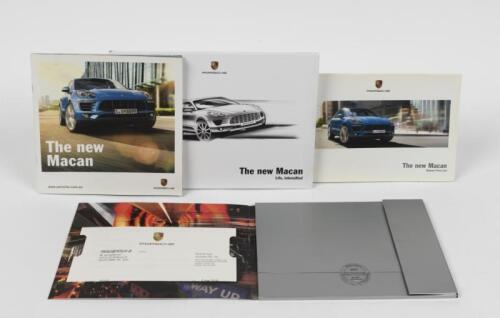 MACAN: A collection of Porsche Macan brochures and price lists. Large 2013 hardcover brochure