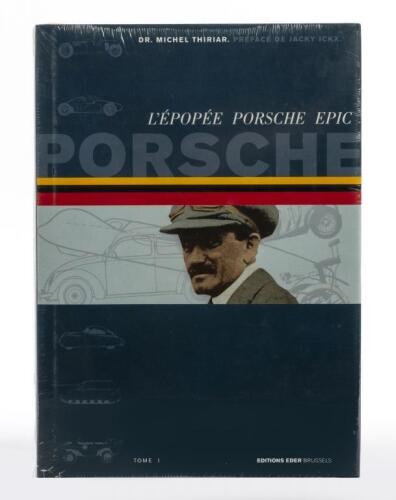 PORSCHE: A high quality hardcover book by Dr. Michel Tririar - 'PORSCHE EPIC, Volume I/ L'Epopee Porsche Tome I 1875-1948. Sealed