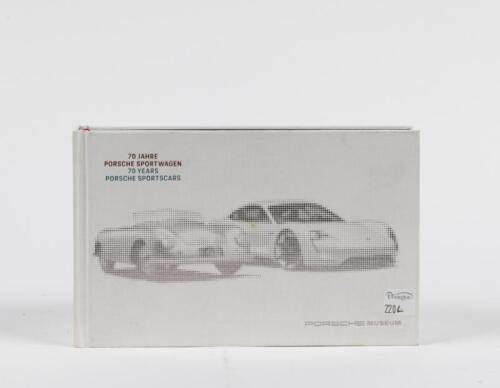 PORSCHE SPORTCARS: '70 YEARS PORSCHE SPORTSCARS' hardcover book. First edition published 2018