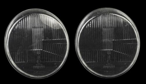 PORSCHE: A set of used Bosch clear asymmetrical glass headlight lenses for use on Porsche 911/912 1967-1970. Bosch part number '1 305 814 010'