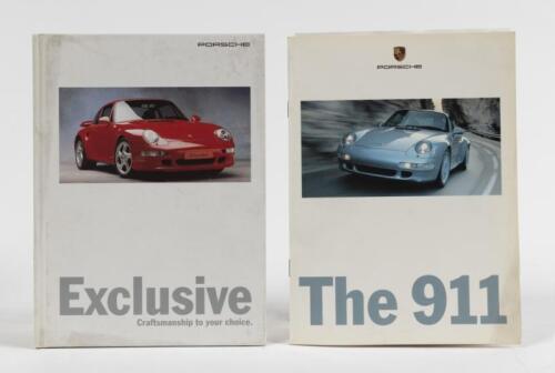 911: Two 1990's Porsche related brochures. 1996 'The 911' brochure & 1995 'Exclusive - Craftsmanship to your choice.' options brochure