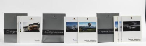 CAYENNE: Three Porsche Cayenne sales brochures. Cayenne, Cayenne Diesel & Cayenne Turbo S brochure kits. Circa 2008 - 2010