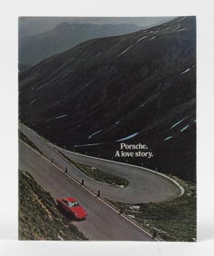 PORSCHE: A 1970 Porsche U.S.A 20 page sales brochure. Porsche 908 pictorial display. 911 manufacturing pictures