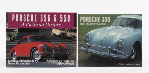 PORSCHE 356: Two publications concerned with Porsche. 'PORSCHE 356 & 550 - A Pictorial History', text and photography by Henry Rasmussen