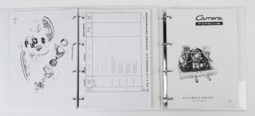 PORSCHE CARRERA: Two photocopied versions of Porsche Carrera service guides including Carrera guide for engines type 1500gs,1600gs & 2000gs along with Carrera engine spare parts list