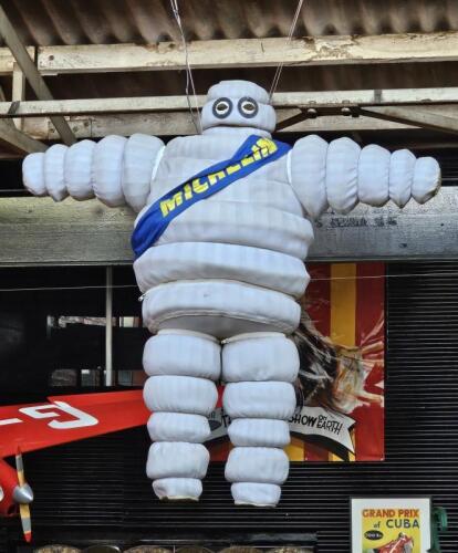 MICHELIN SUIT: A super rare 1960's Michelin suit, with shoes