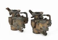 356 A & PRE A: A pair of Porsche 356 A and PRE A SOLEX carburettors