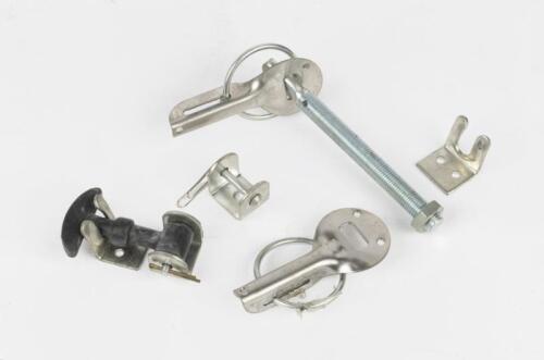 BONNET CATCHES: A group of various bonnet catches/latches