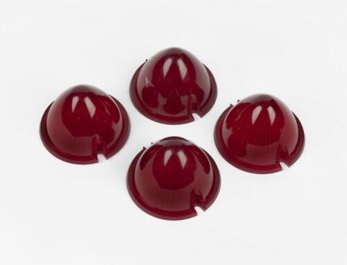 356: Four rear tail light lenses for a Porsche 356 Pre A, made by Emmeci Torino