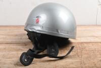 HELMET: A unused English DAVIDA padded racing helmet