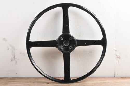 STEERING WHEEL: A Jaguar XK140 steering wheel