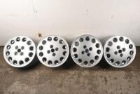 ALFA ROMEO: A set of four NOS factory Alfa Romeo 'Telephone Dial'&nbsp;wheels suited to late 115 series, 15x6. Part number E115.60.28.010.00