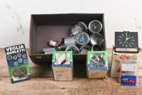 DASH CLOCKS: A group lot of dash clocks suited to Alfa Romeos, mostly by Veglia Borletti and one Jaeger. 11 clocks